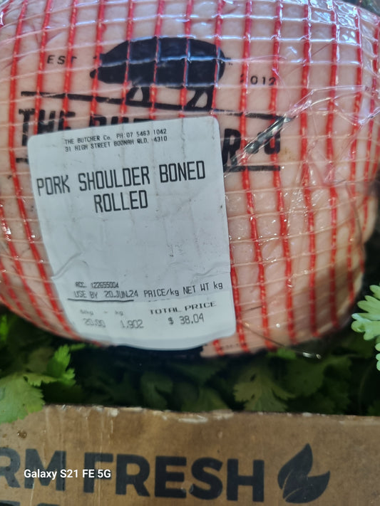 PORK SHOULDER ROLLED