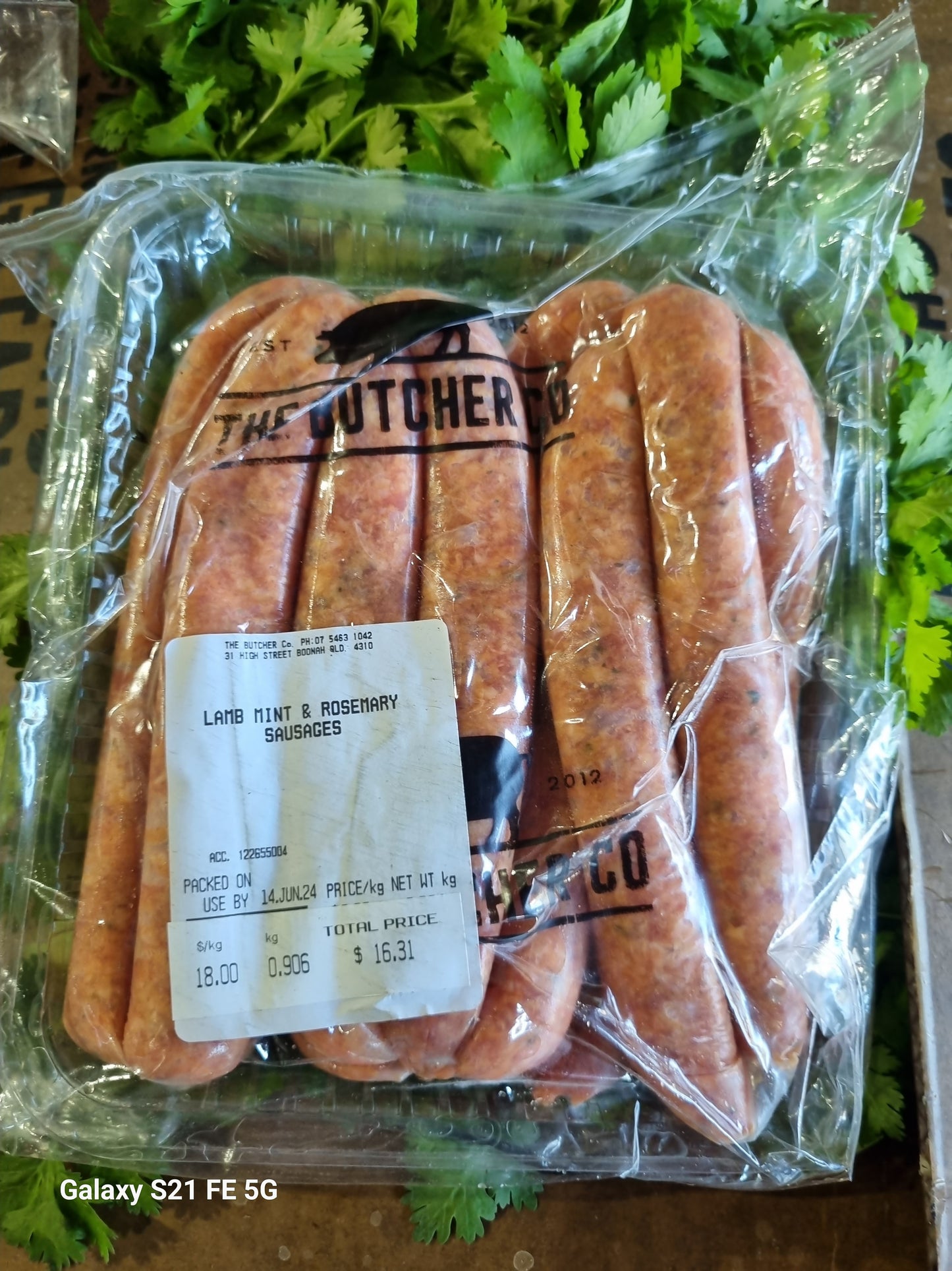 LAMB MINT ROSEMARY SAUSAGES