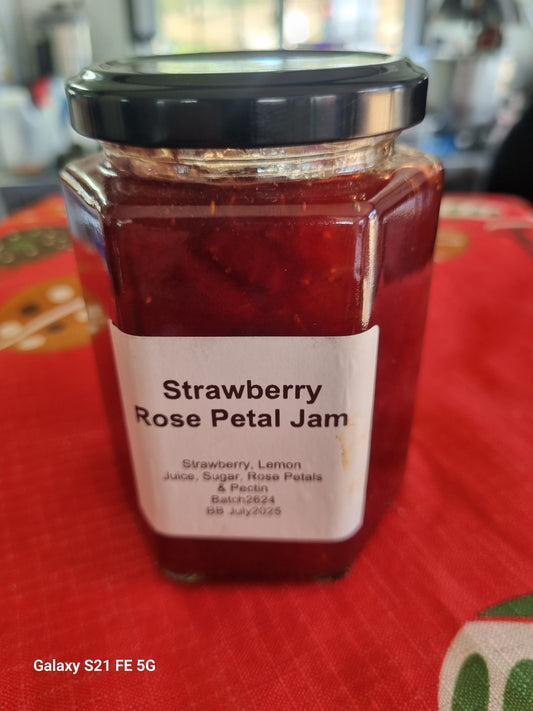 Strawberry and Rose Petal Jam