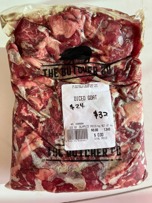 Diced Goat 1.34kg