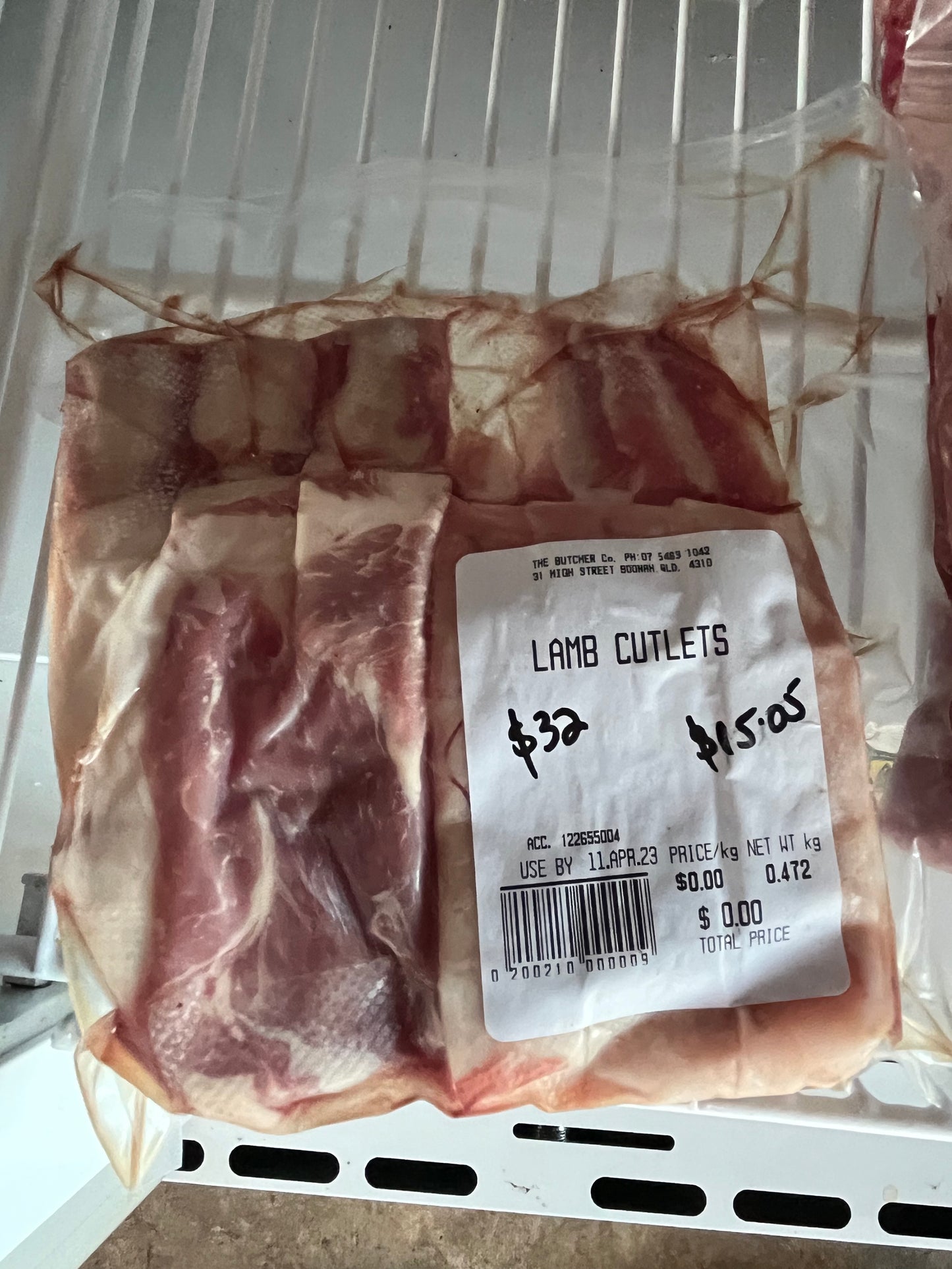 Lamb Cutlets 472g